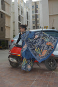 Hand Batik Murshidabad Silk Saree – One of a Kind